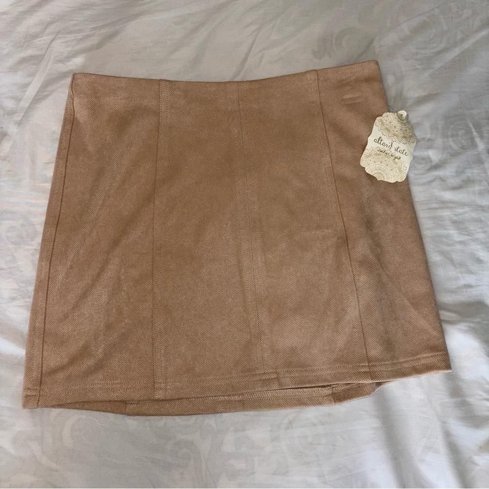 Alter’d State Mini Skirt NWT Tan